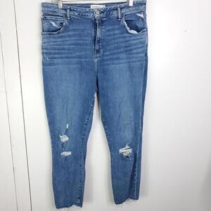 Abercrombie & Fitch Blue Distressed Women Jeans
